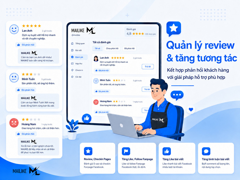 Cách tăng đánh giá và check-in Fanpage Facebook miễn phí, đúng cách
