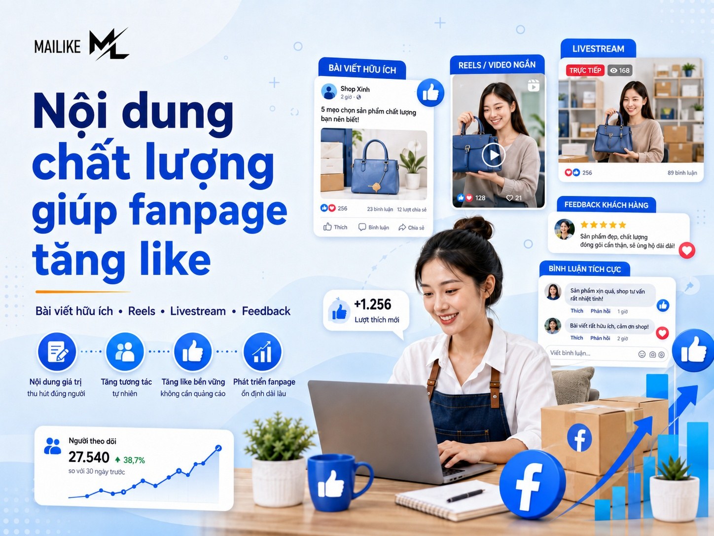 Cách Tăng Like Fanpage FB