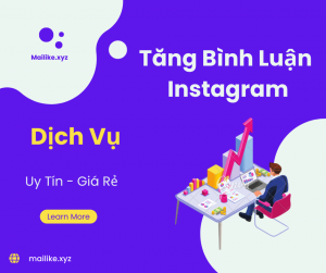 Dịch Vụ Tăng Bình Luận(comment) Instagram - Uy Tín,Giá Rẻ