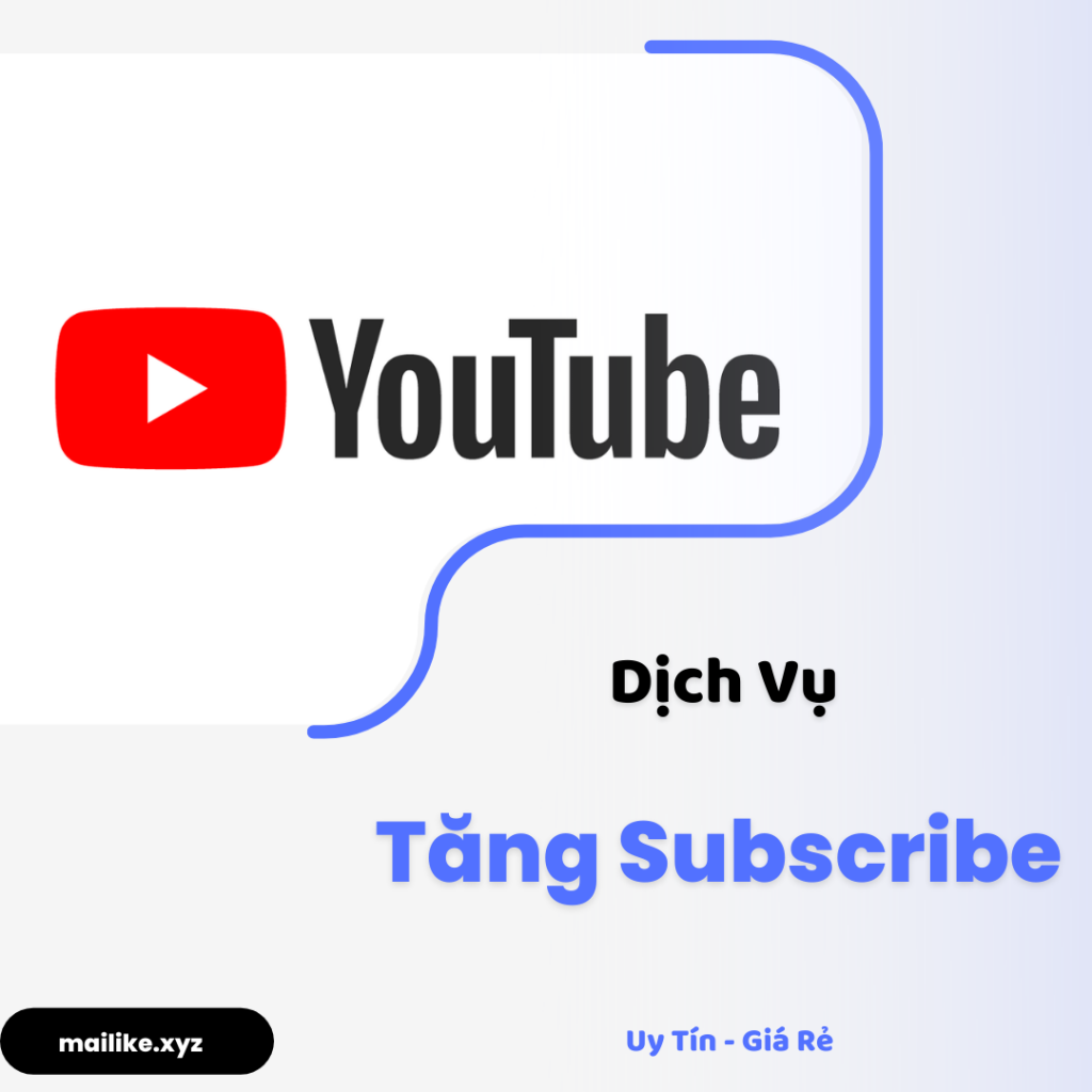 Dịch Vụ Tăng Subscribe (theo dõi) Youtube - Uy Tín,Giá Rẻ