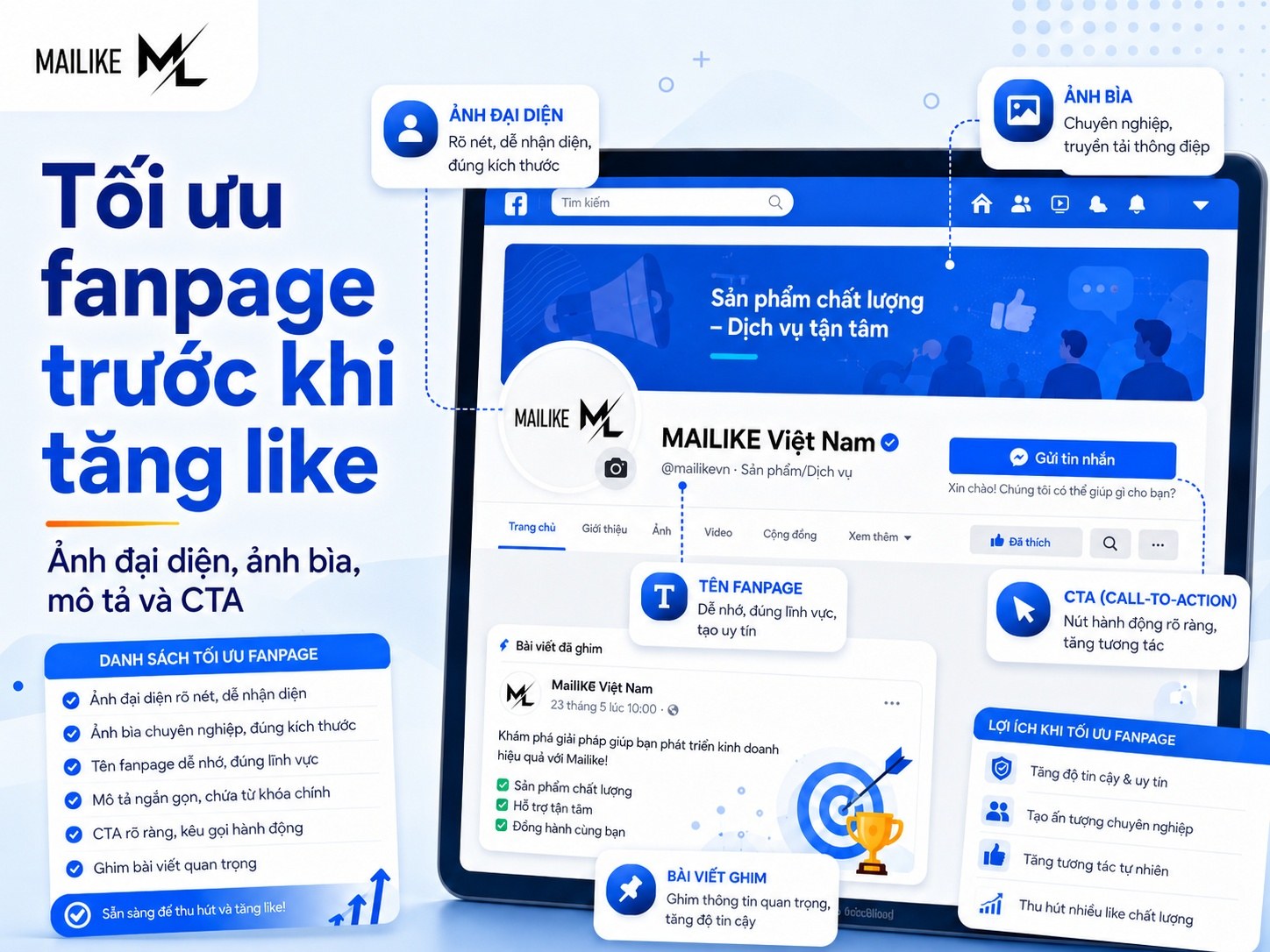 Cách Tăng Like Fanpage FB