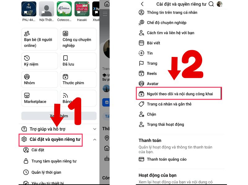 cách theo dõi Facebook người khác mà không ai biết