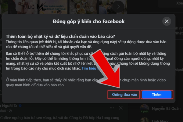 cach mo chan like tren facebook 5