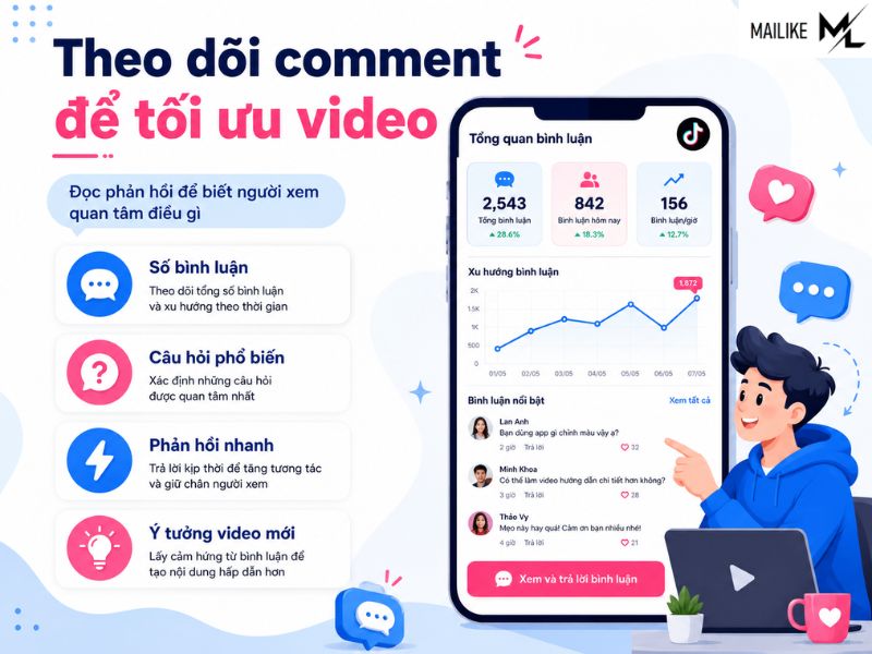 cách tăng bình luận TikTok miễn phí