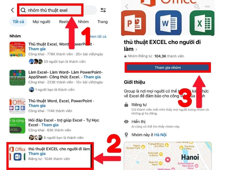cách xâm nhập vào nhóm kín trên Facebook