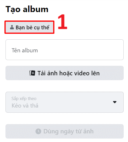 cách chia sẻ album ảnh với 1 hoặc nhiều người bất kỳ