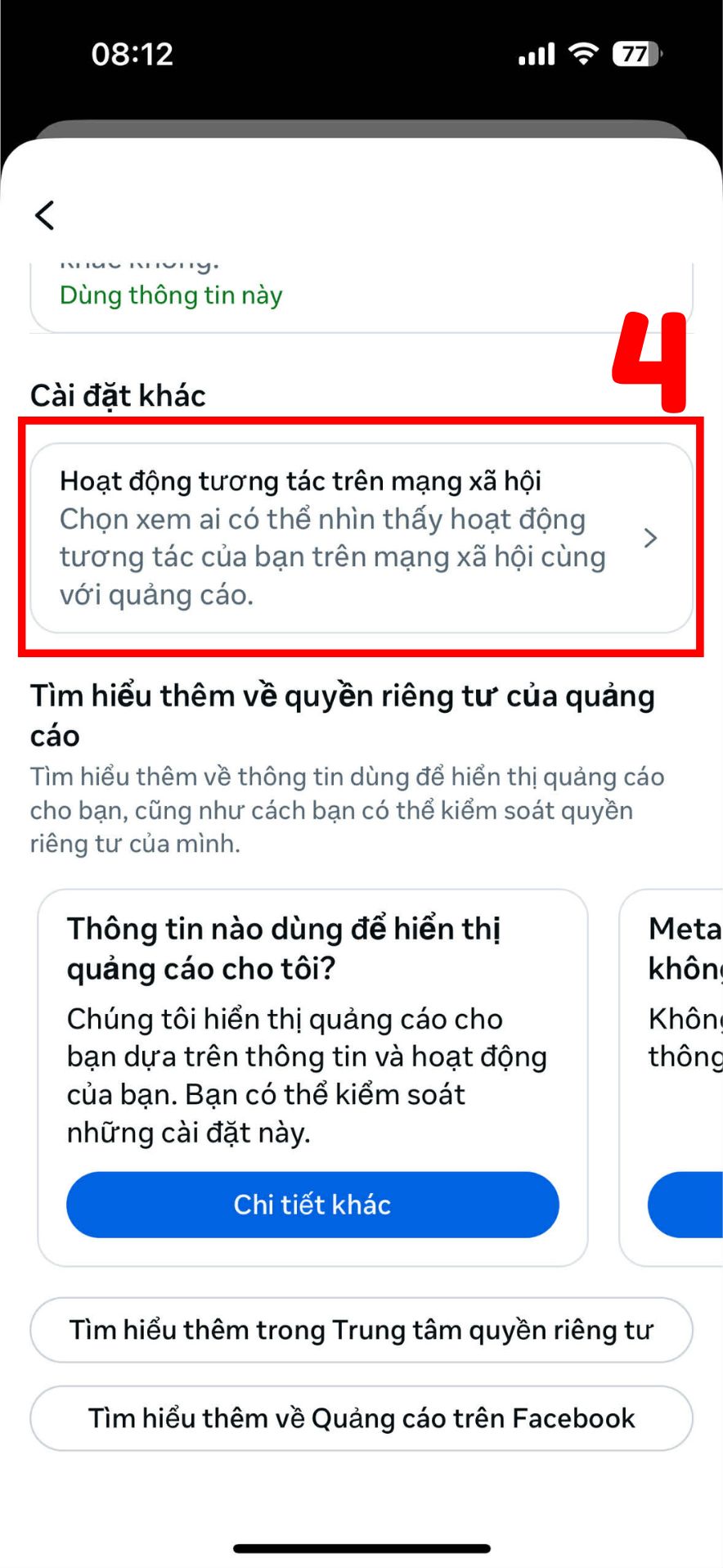 Hoạt động trên mạng xã hội