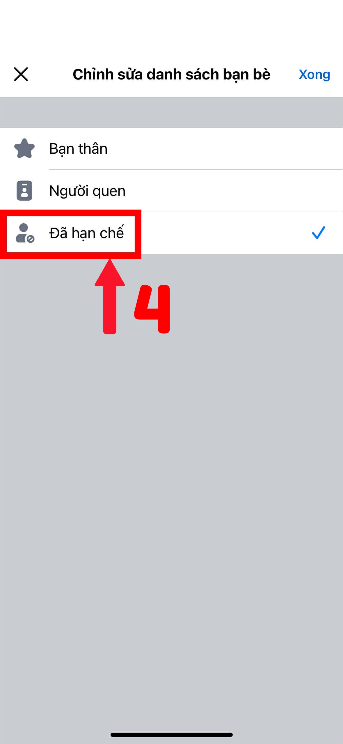 Cách bình luận trên facebook mà bạn bè không thấy bằng điện thoại