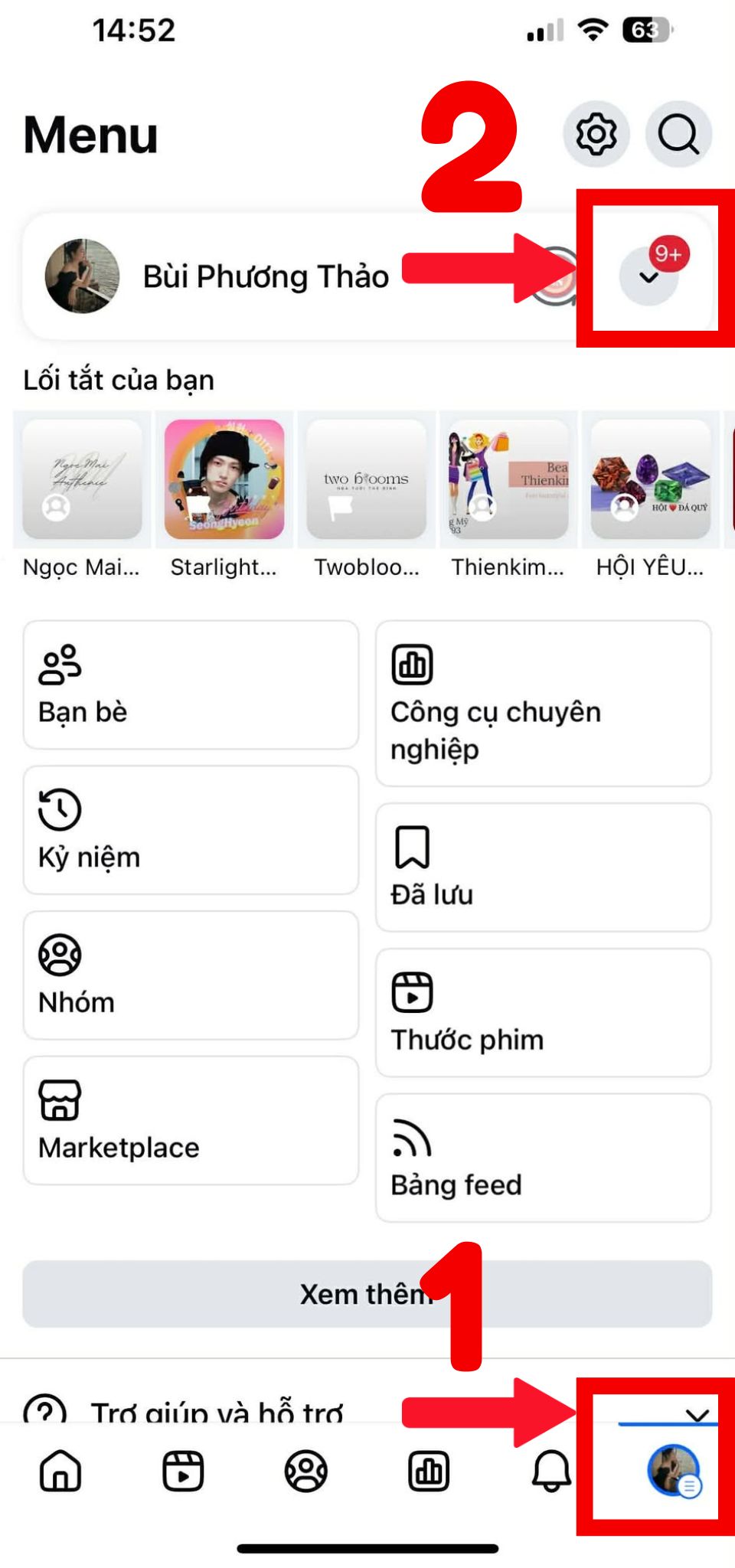 Cách bình luận bằng fanpage trên facebook - bước 1