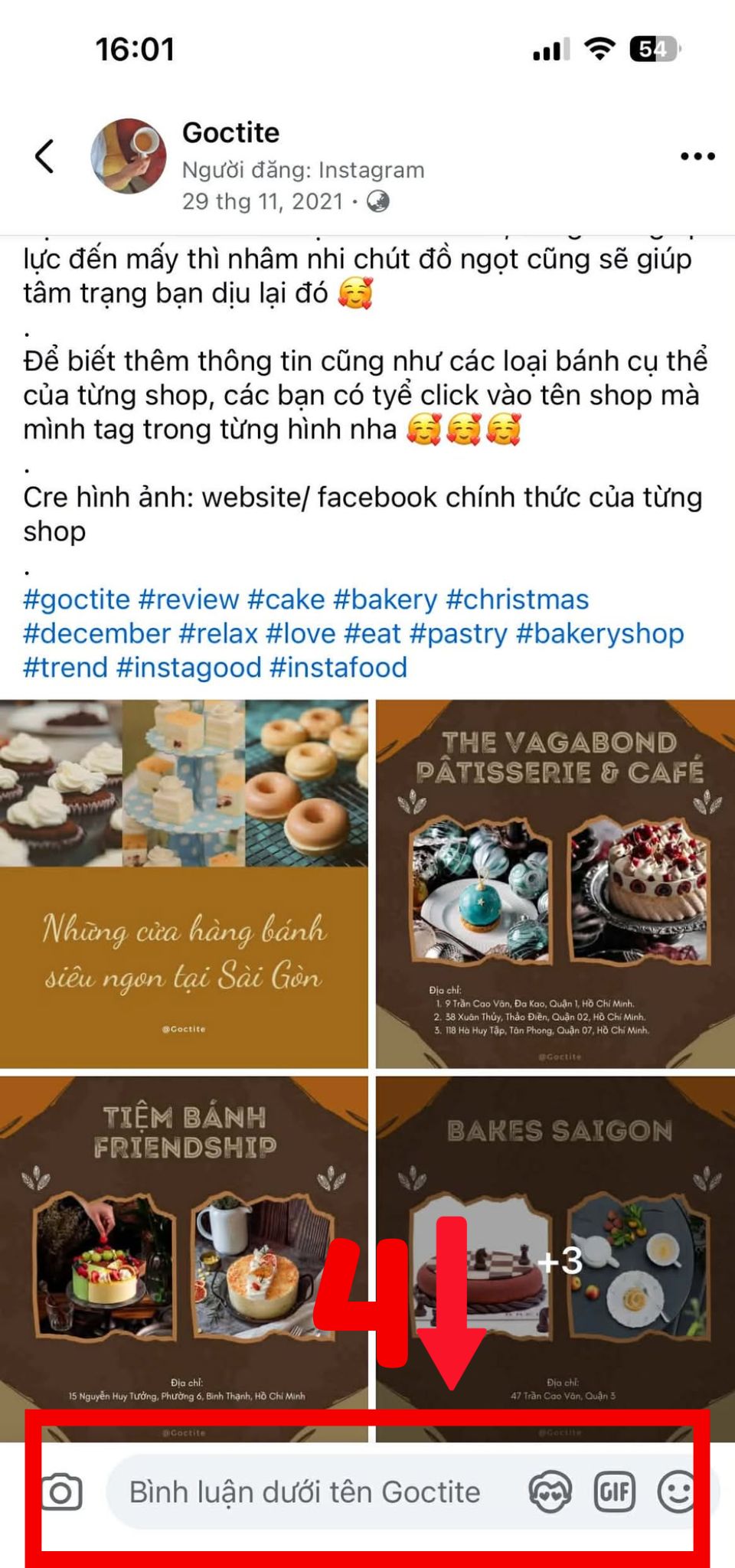 Cách bình luận bằng fanpage trên facebook - bước 3