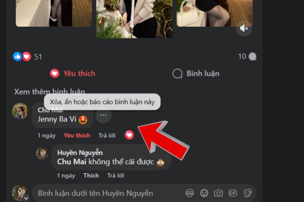 Cho phép chủ bài đăng che giấu bình luận khỏi người xem khác