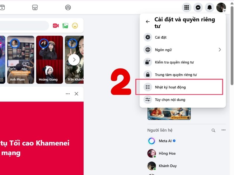 Cách xóa tất cả bình luận của mình trên Facebook