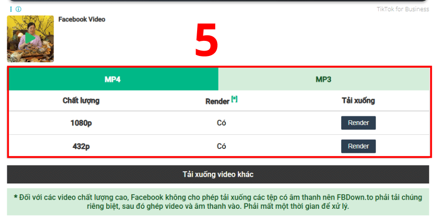 Cách tải Video Livestream trên Facebook