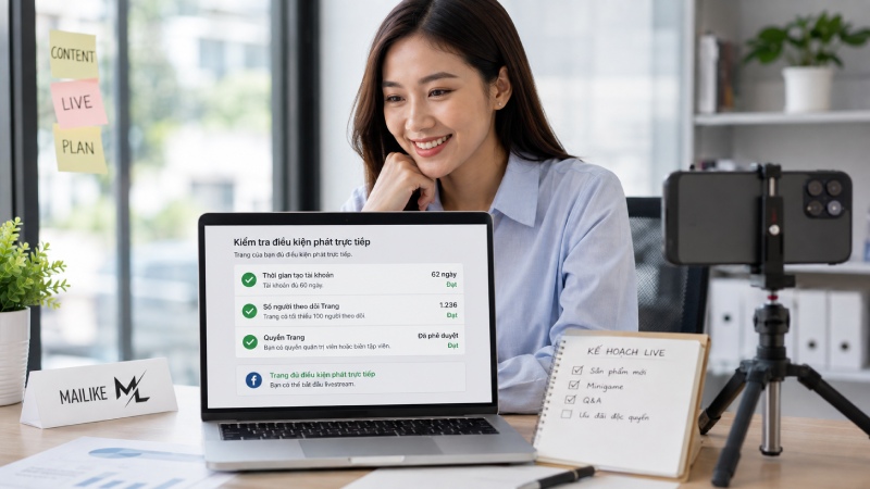 Nắm Rõ Điều Kiện Để Có Thể Livestream Facebook Bán Hàng