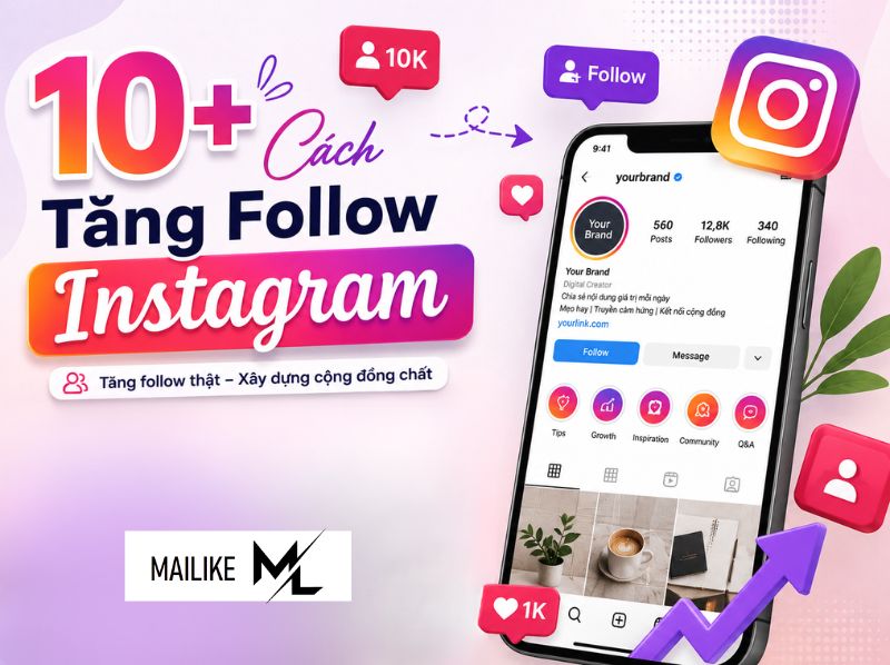 Cách tăng follow instagram