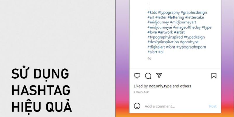 Cách sử dụng hashtag tăng like instagram hiệu quả
