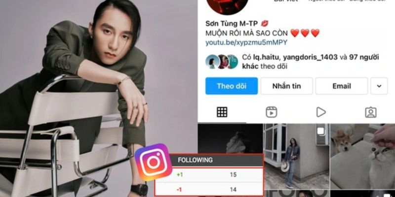 Sơn Tùng MTP trở thành người có số lượt follow cao nhất Việt Nam 