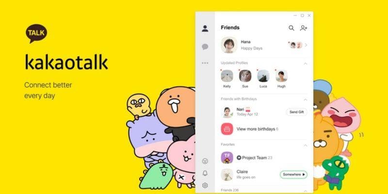 KakaoTalk được nhiều người dùng Hàn Quốc lựa chọn