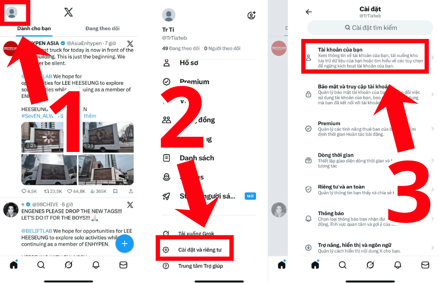 Cách xóa tài khoản Twitter trên điện thoại