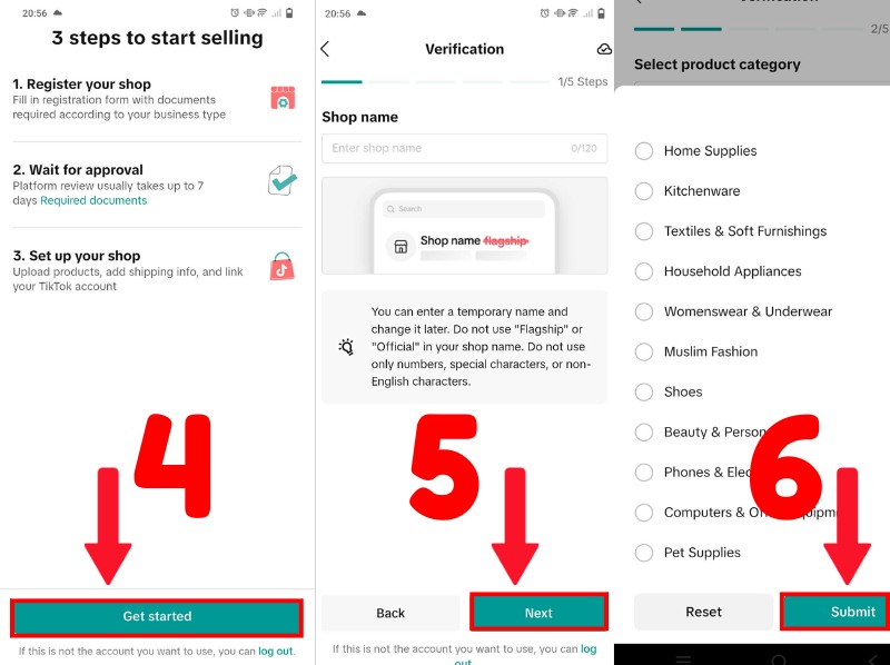 Cách gắn link sản phẩm trên Tiktok