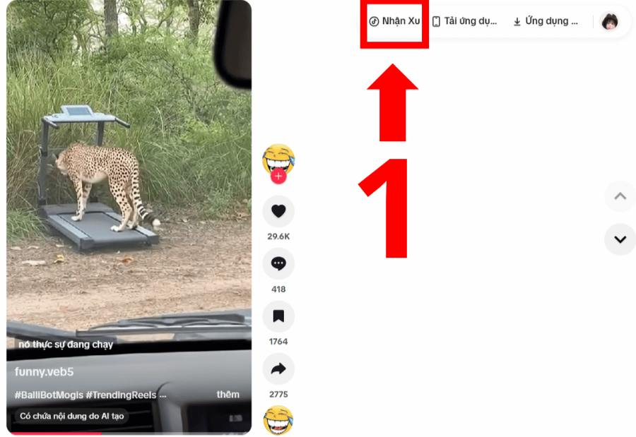 Cách nhập mã mời TikTok trên máy tính