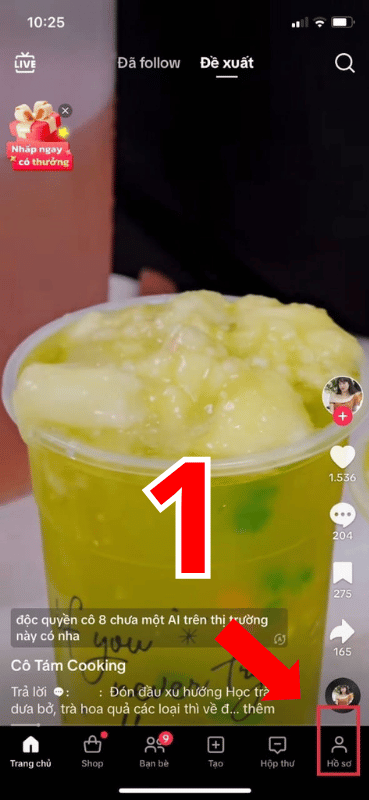 Cách xem lại live trên TikTok của mình