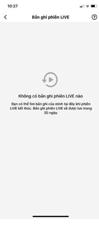 Giao diện Live TikTok