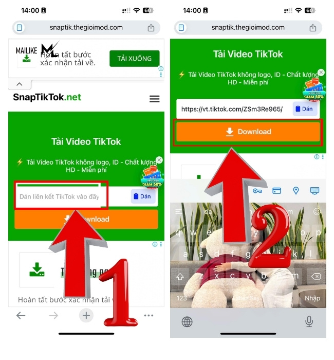 Video được lưu về tự động trên thiết bị