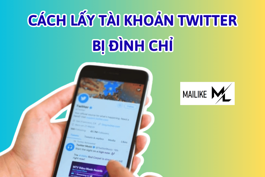 Cách lấy tài khoảnTwitter bị đình chỉ 