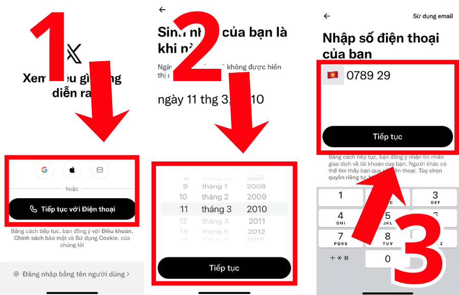 Cách tạo tài khoản Twitter trên điện thoại