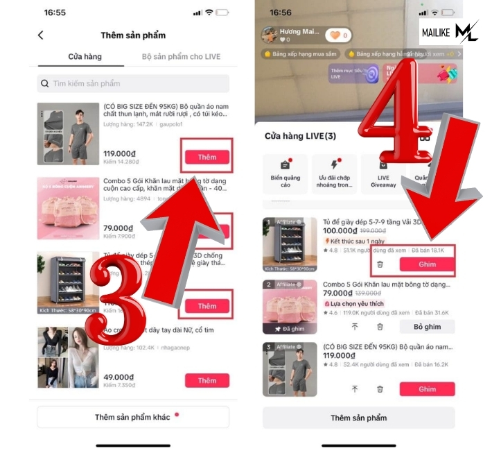 Thực hiện cách tạo giỏ hàng trên tiktok cực hiệu quả qua điện thoại