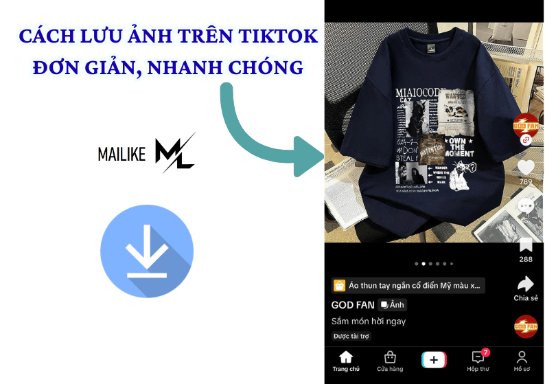 Cách lưu ảnh trên TikTok