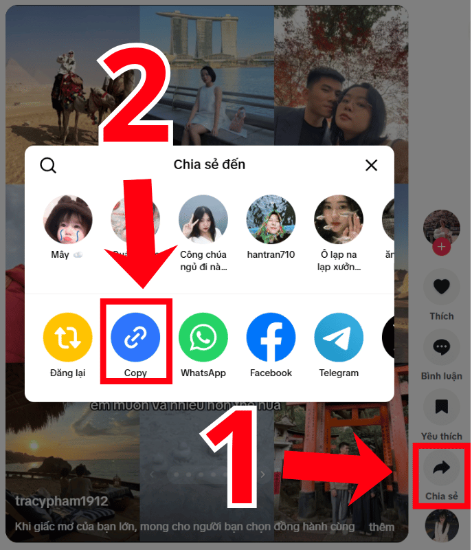 Cách lưu ảnh trên TikTok bằng máy tính