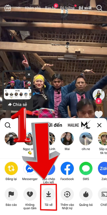 Cách lưu video Tiktok để làm nhạc chuông dễ dàng