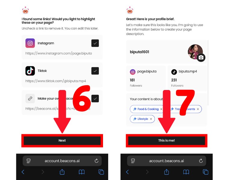 Cách gắn link bio trên Tiktok