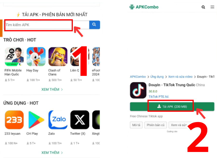 Cách tải Tik Tok Trung Quốc trên Android