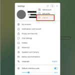Cách đăng xuất Telegram trên Máy tính Windows/macOS