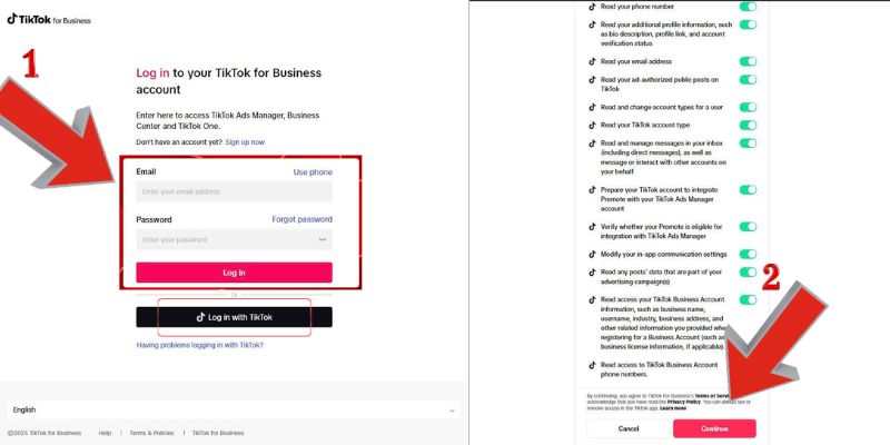 Đăng ký tài khoản Tiktok Ads để chạy quảng cáo