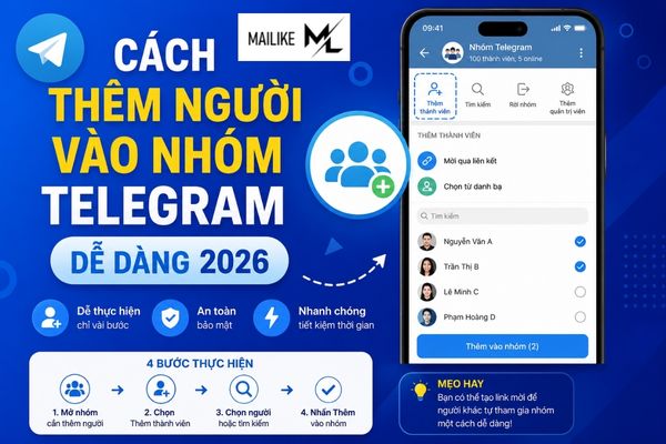 Cách Thêm Người Vào Nhóm Telegram dễ dàng 2026