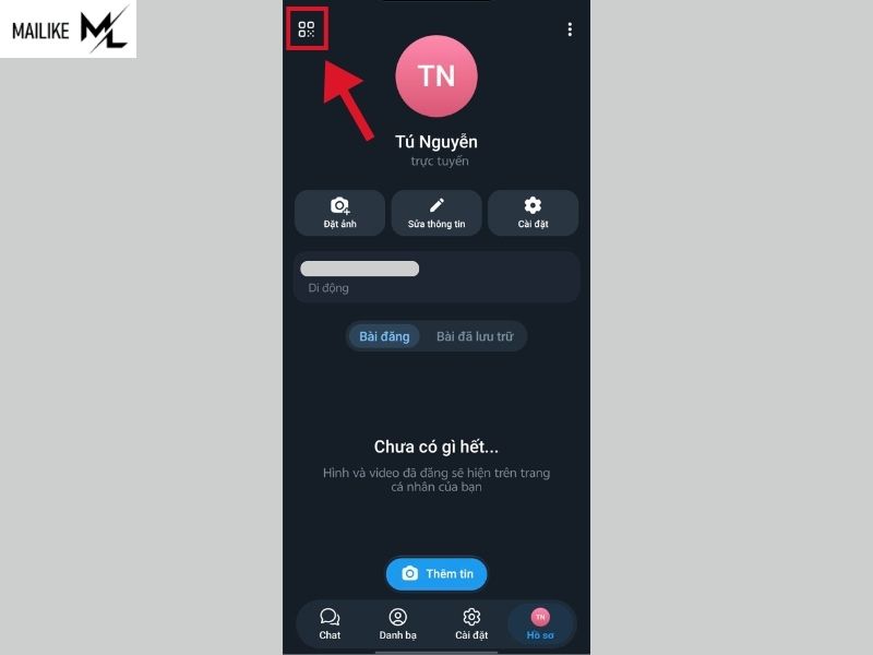Cách kết bạn trên Telegram