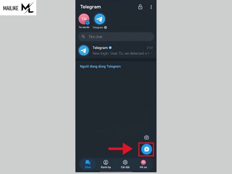 Cách kết bạn trên Telegram