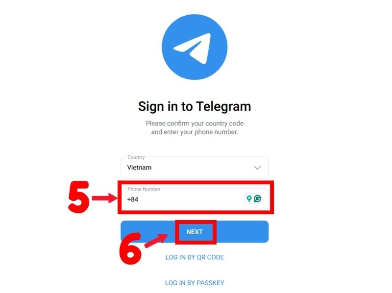cách lấy lại mật khẩu telegram