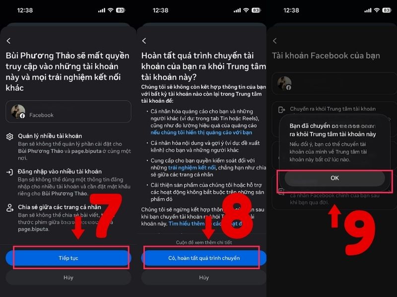 cách tắt liên kết instagram với facebook