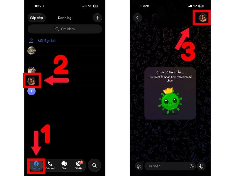cách xóa danh bạ trên telegram