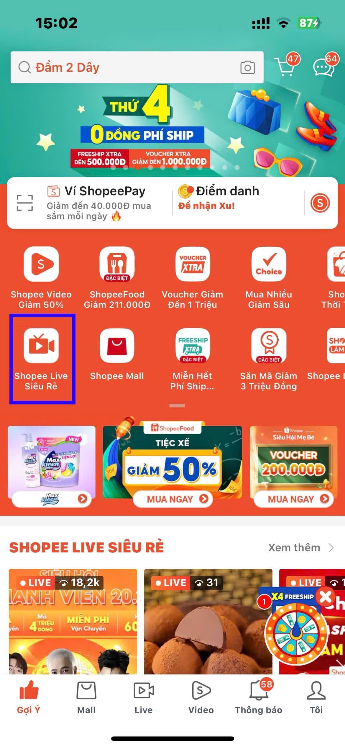 Hướng dẫn lấy link livestream trực tiếp trên shoppe