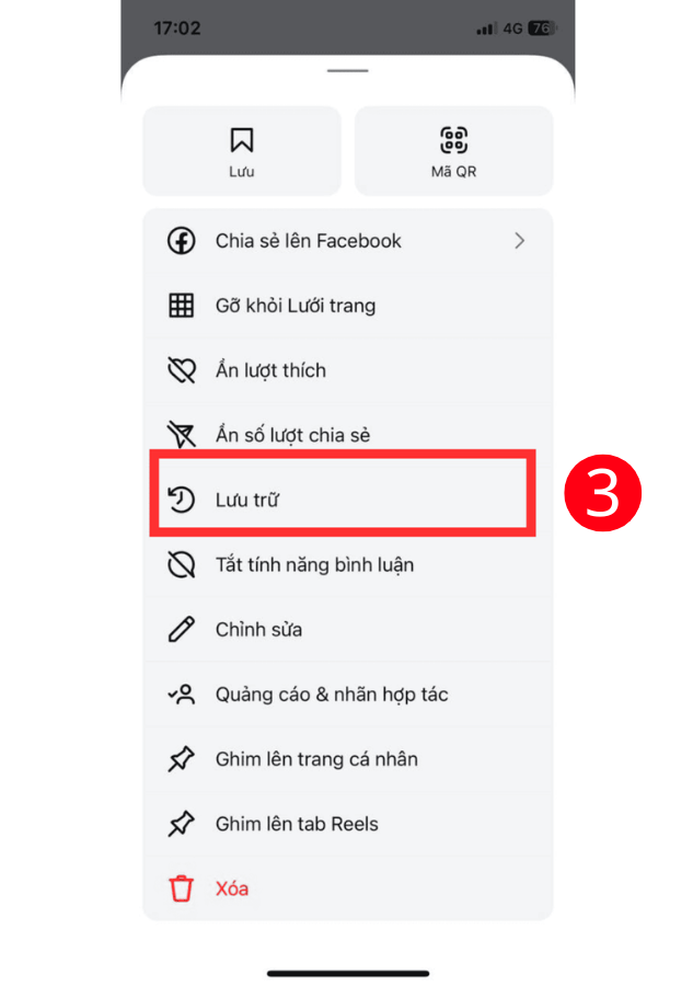 cach an bai viet tren ins