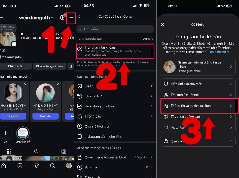 cách khôi phục tin nhắn trên instagram