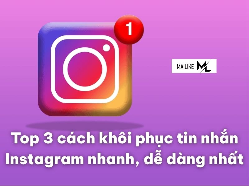 cách khôi phục tin nhắn trên instagram