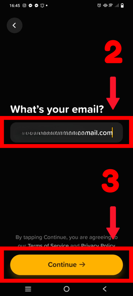 Nhập mail của bạn