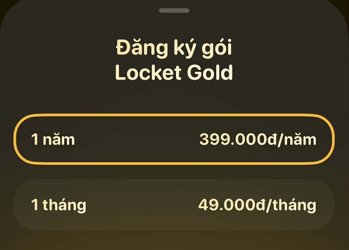 Locket gold giá bao nhiêu?